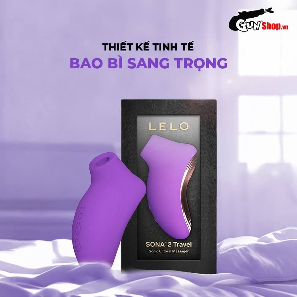 Máy massage âm đạo sóng âm Lelo Sona 2 Travel