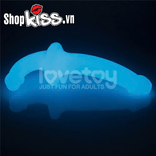 Dương vật giả 2 đầu trong suốt dành cho Les Lovetoy Lumino Play – Phát quang ban đêm