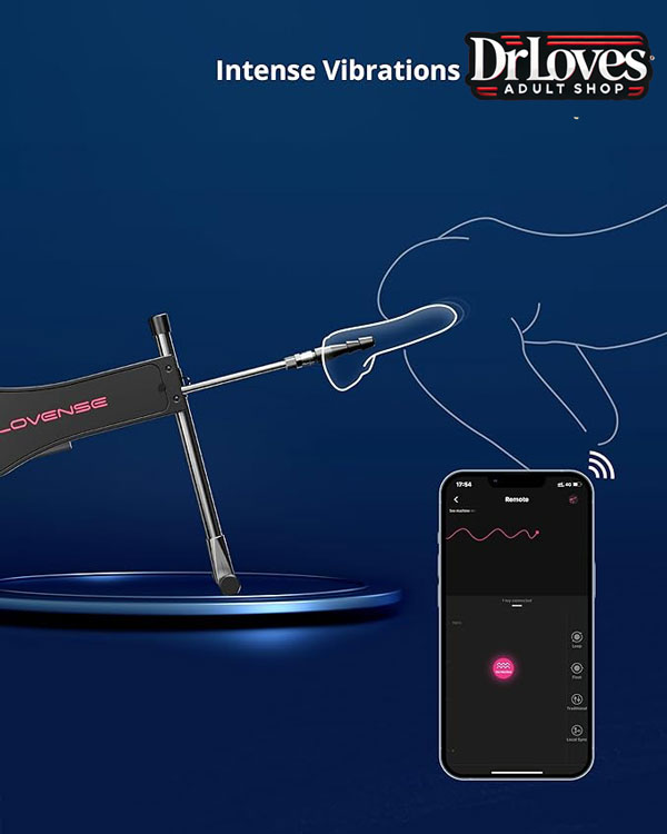 Súng Lovense Sex Machine 2 Đầu Cao Cấp Điều Khiển App