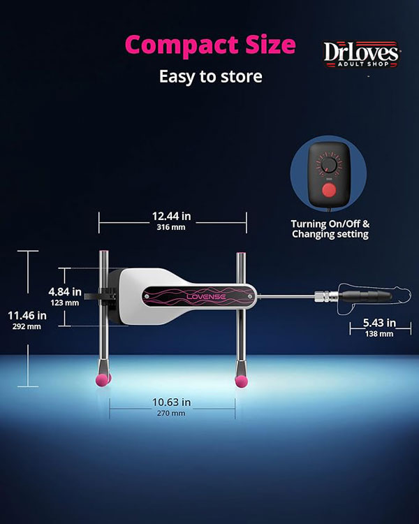 Súng Lovense Mini Machine Cao Cấp Điều Khiển App
