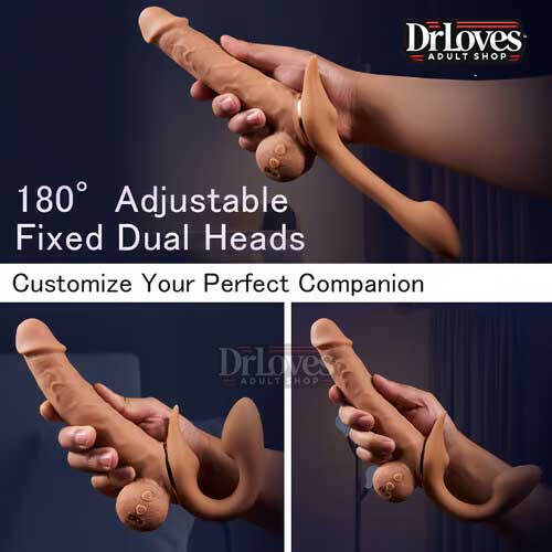 Dương Vật Giả 2 Đầu YEAIN 13.5inch Rung Thụt