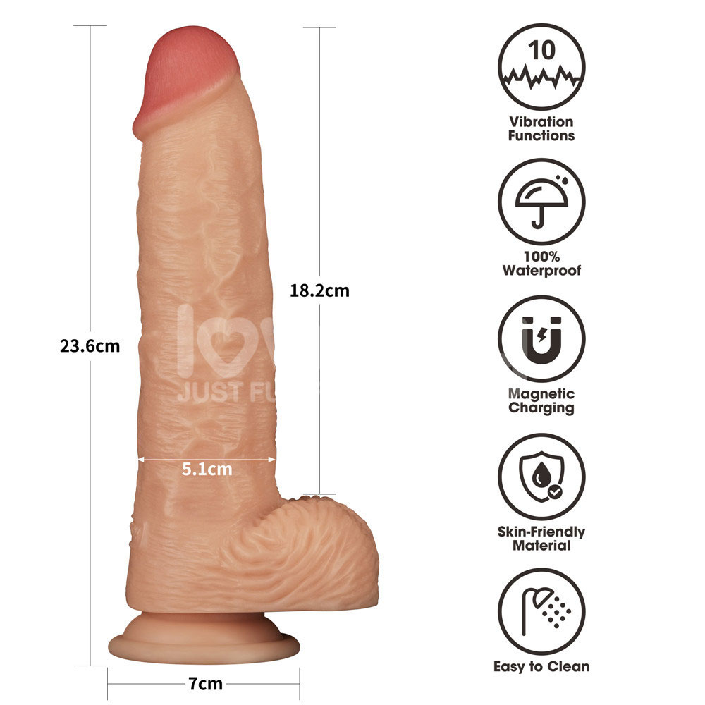 Dương Vật Giả Lovetoy 9.5 inch Power Basic Có Rung