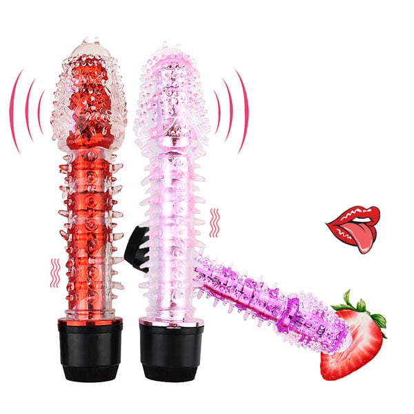 Dương Vật Giả YueChao Hình Xương Rồng Siêu Gai Mềm Rung Mạnh