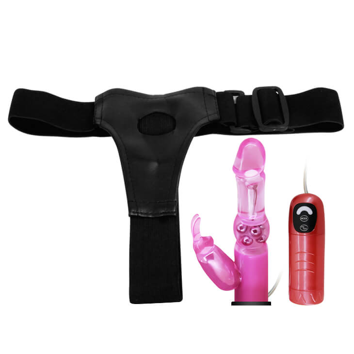 Dương Vật Giả Có Dây Đeo Ultra Harness – Rung Ngoáy + Bi Xoay