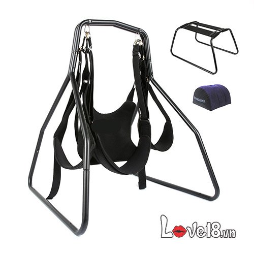 Ghế treo xích đu tình yêu Acacia 3 in 1 bằng thép tháo lắp