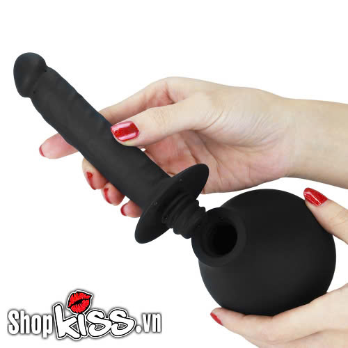 Dụng cụ thụt rửa hậu môn đầu dương vật Lovetoy Bondage Fetish Deluxe Douche