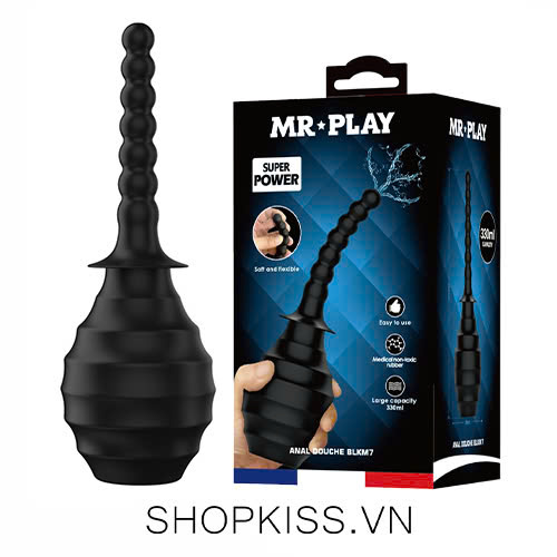 Dụng cụ vệ sinh hậu môn Mr Play Anal Douche BLKM7