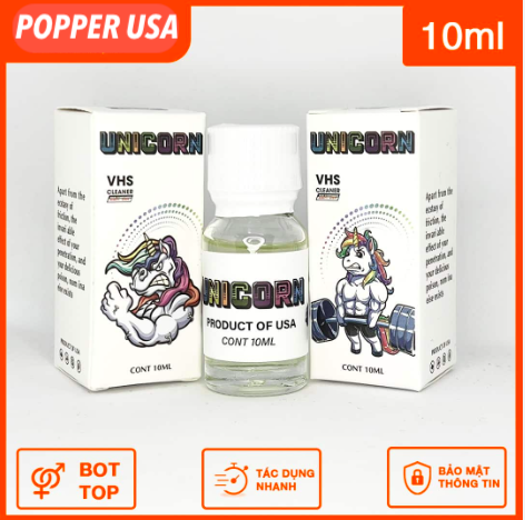  Sỉ Popper Unicorn chai hít kích thích chính hãng Mỹ 10ml tốt nhất