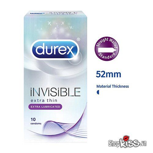  Địa chỉ bán Bao cao su Durex Invisible Extra Thin Extra Lubricated giá tốt