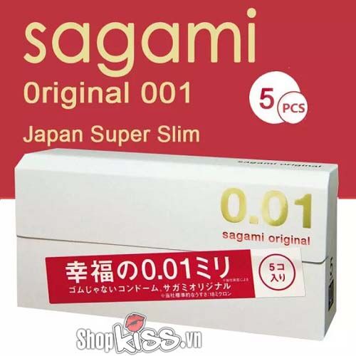  Mua Bao cao su mỏng nhất thế giới Sagami Original 0.01 – Hộp 5 Cái cao cấp