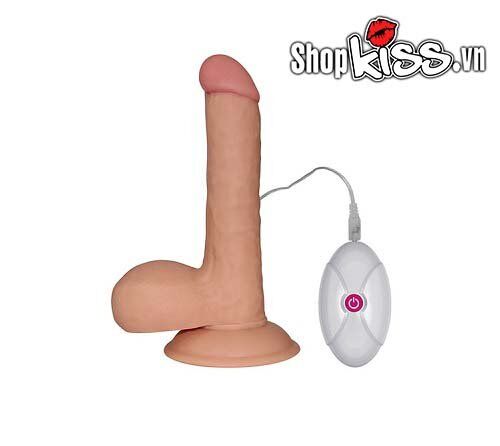  Cửa hàng bán Dương vật silicon có rung siêu mềm Lovetoy Ultra Soft Dude 7.5″ hàng mới về