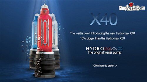  Bảng giá Máy tập dương vật bằng áp suất nước Hydromax X40 giá rẻ
