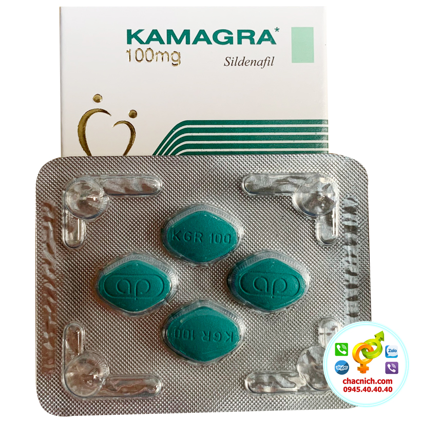  Bỏ sỉ Thuốc cường dương Kamagra 100mg hỗ trợ tăng sinh lý nam giới của Ấn Độ loại tốt