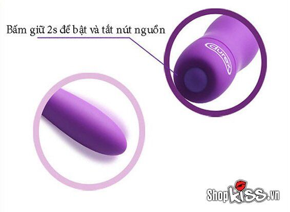 Trứng rung mini đa tần số Durex S-VIBE chày rung tình yêu massage điểm G
